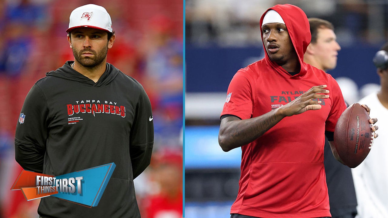 Baker Mayfield, Michael Penix guidano Bucs e Falcons ai playoff nelle previsioni NFC South di Nick Wright | Prima cose Baker Mayfield, Michael Penix guidano Bucs e Falcons ai playoff nelle previsioni NFC South di Nick Wright | Prima cose