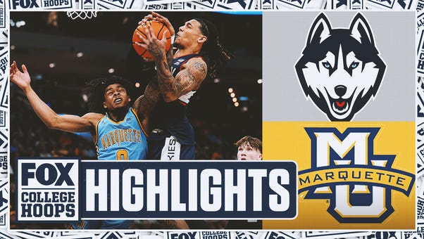 No. 4 UConn Huskies vs. Marquette Golden Eagles Highlights 🏀 FOX College Hoops