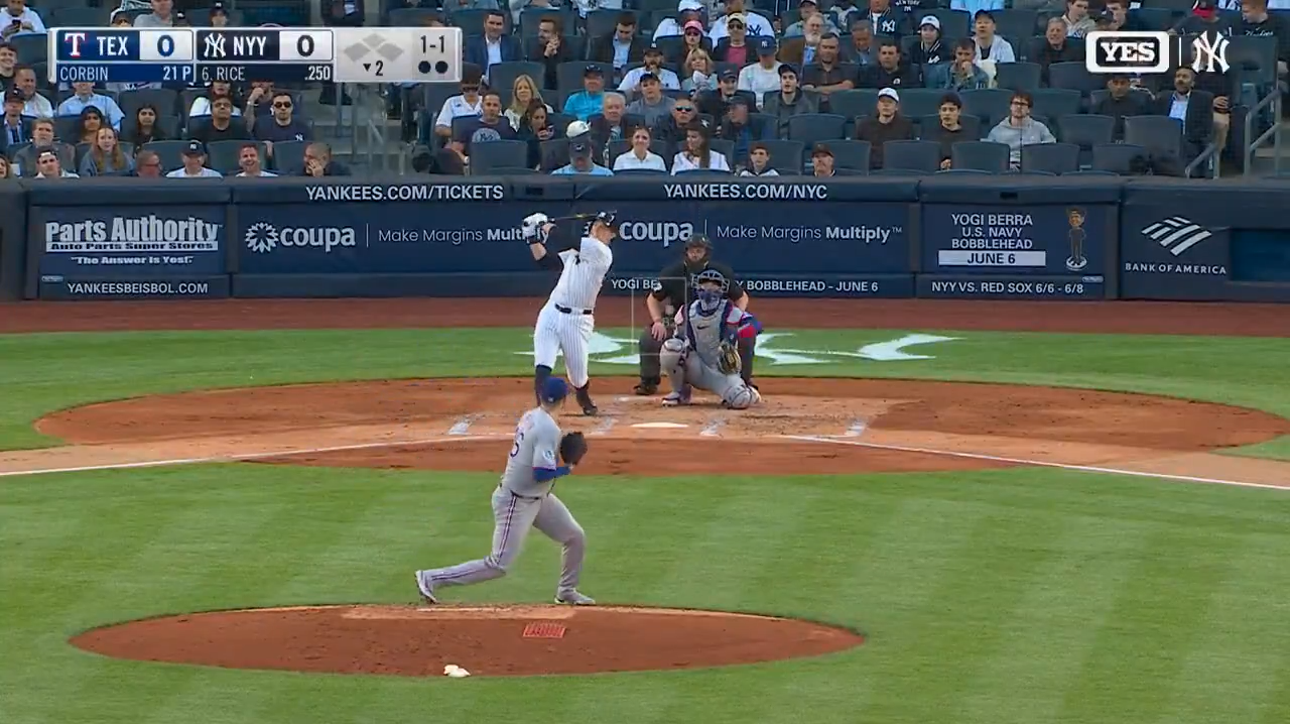Ben Rice CRUSHES a solo homer as Yankees strike first vs. Rangers