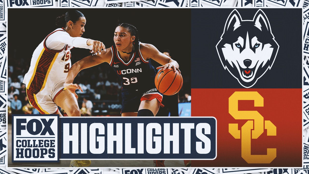 No. 1 UConn Huskies vs. No. 16 USC Trojans Highlights 🏀 FOX College Hoops