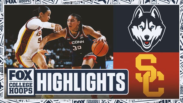 No. 1 UConn Huskies vs. No. 16 USC Trojans Highlights 🏀 FOX College Hoops