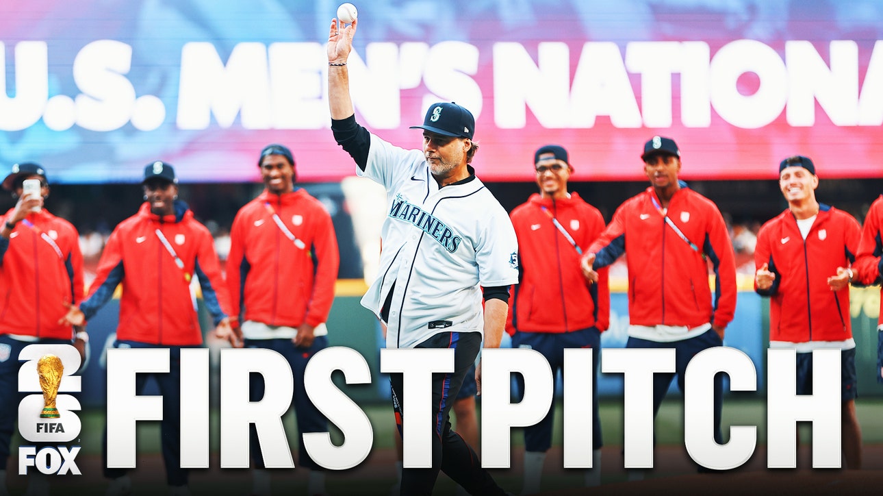 United States’ Head Coach Mauricio Pochettino Throws First Pitch at Seattle Mariners Game 