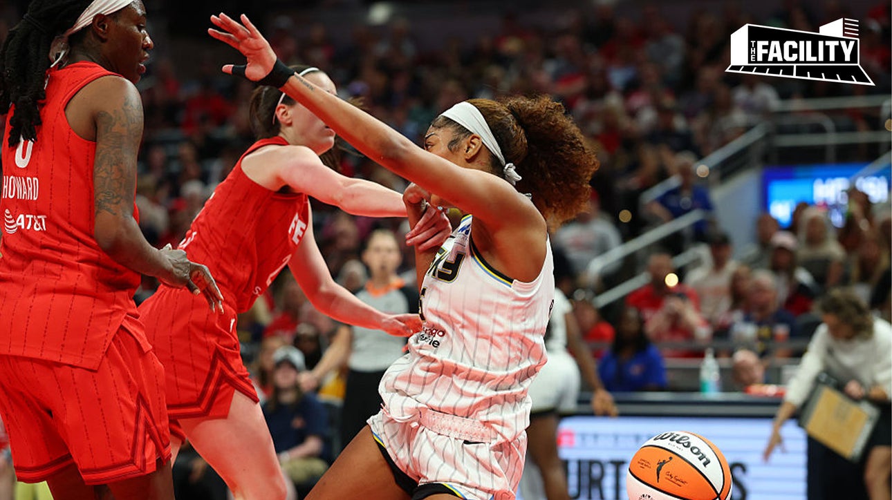 Issue with Angel Reese's reaction to Caitlin Clark's flagrant foul? | The Facility 