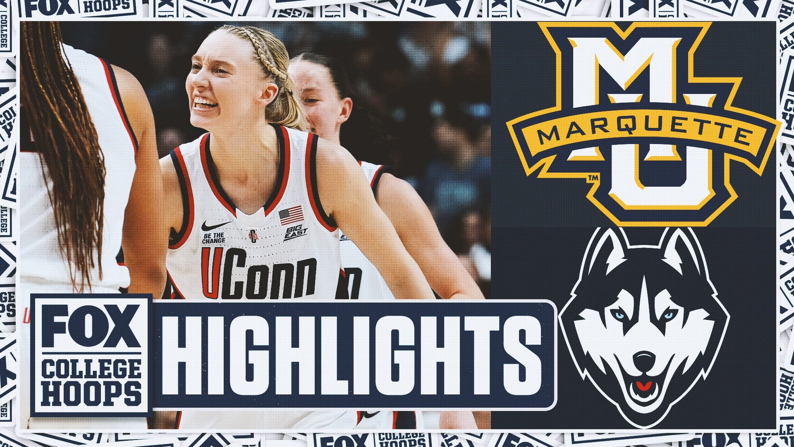 No. 5 UConn Huskies vs. Marquette Golden Eagles Highlights