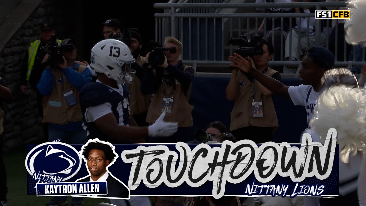 Kaytron Allen runs for 11-yard TD, giving Penn State lead over Northwestern