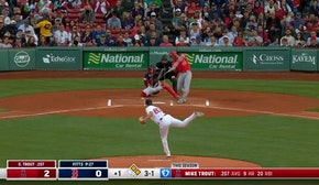 Angels' Mike Trout crushes his first home run back from injury vs. Red Sox