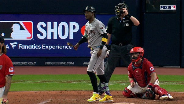 Geraldo Perdomo hits solo home run on first pitch to give Diamondbacks lead vs Guardians
