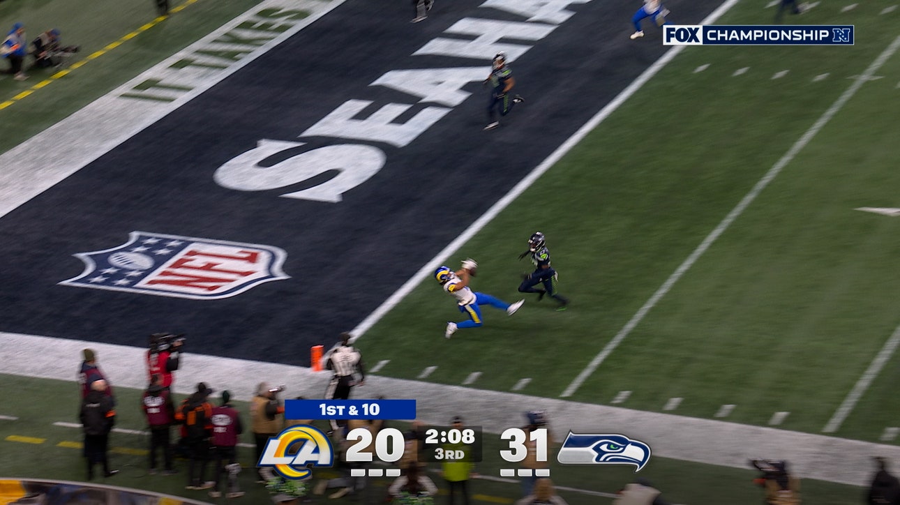 Matthew Stafford & Puka Nacua connect for 34-yard TD, shrinking Rams' deficit vs. Seahawks | NFL Highlights