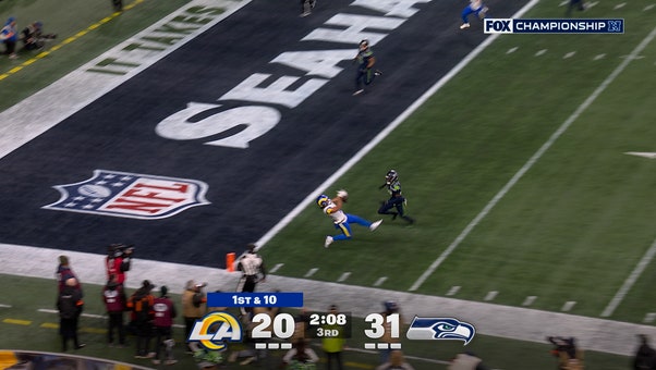 Matthew Stafford & Puka Nacua connect for 34-yard TD, shrinking Rams' deficit vs. Seahawks | NFL Highlights