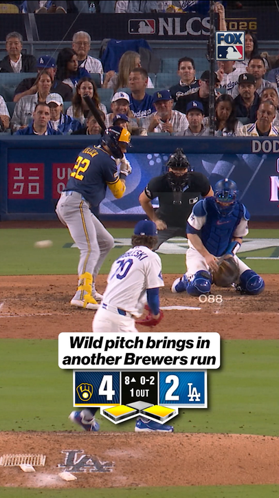 Wild pitch brings in another Brewers run
