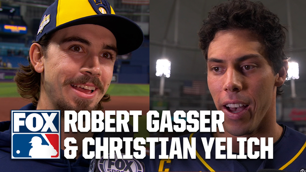 'There's Still One Game Left.' Robert Gasser and Christian Yelich On BIG 10-Run Game 3 Win vs Rays
