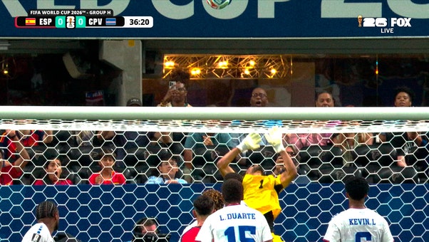 Cape Verde's 40-year-old Goalkeeper Vozinha makes four incredible saves, holding Spain scoreless in first half | 2026 FIFA World Cup™
