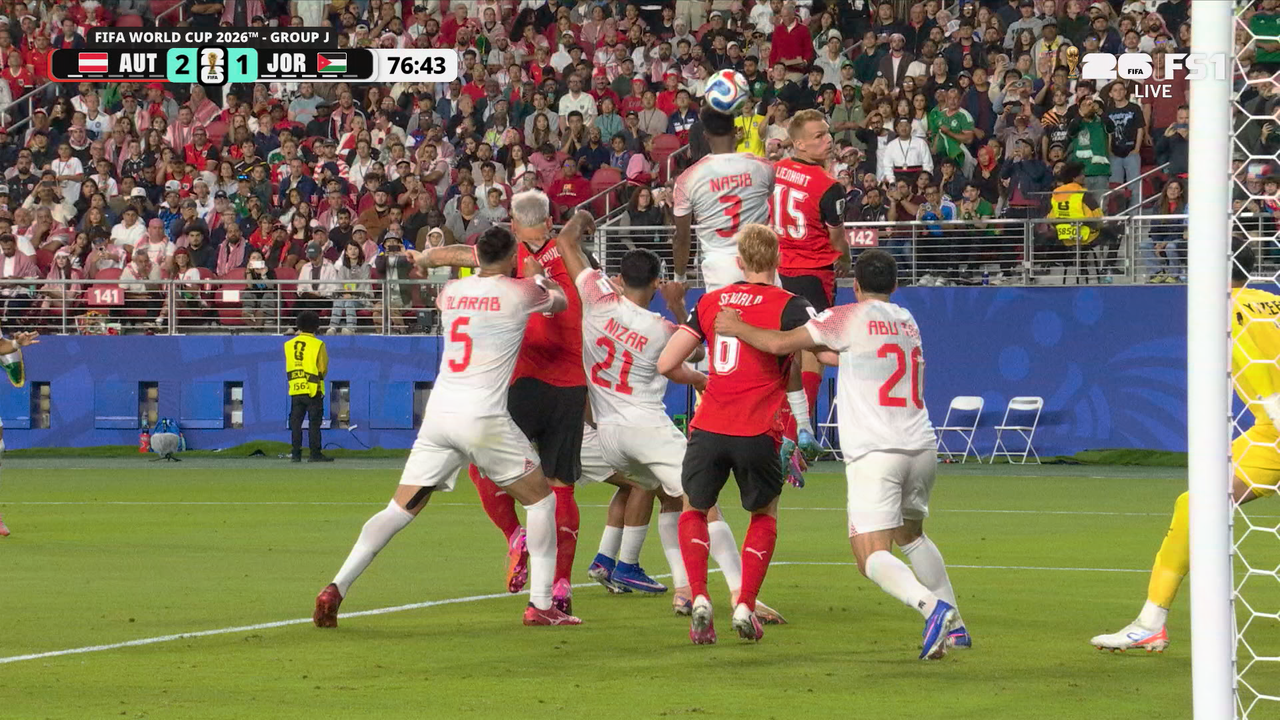 Austria takes lead by Jordan own goal | 2026 FIFA World Cup™