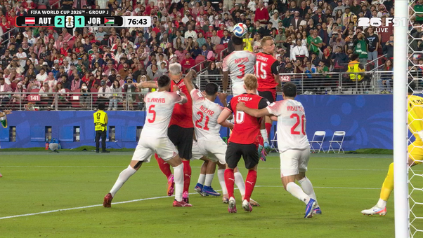 Austria takes lead by Jordan own goal | 2026 FIFA World Cup™