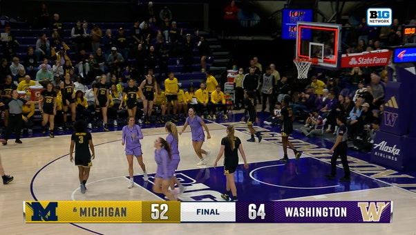 Washington locks up defensively to seal big UPSET win over Michigan 