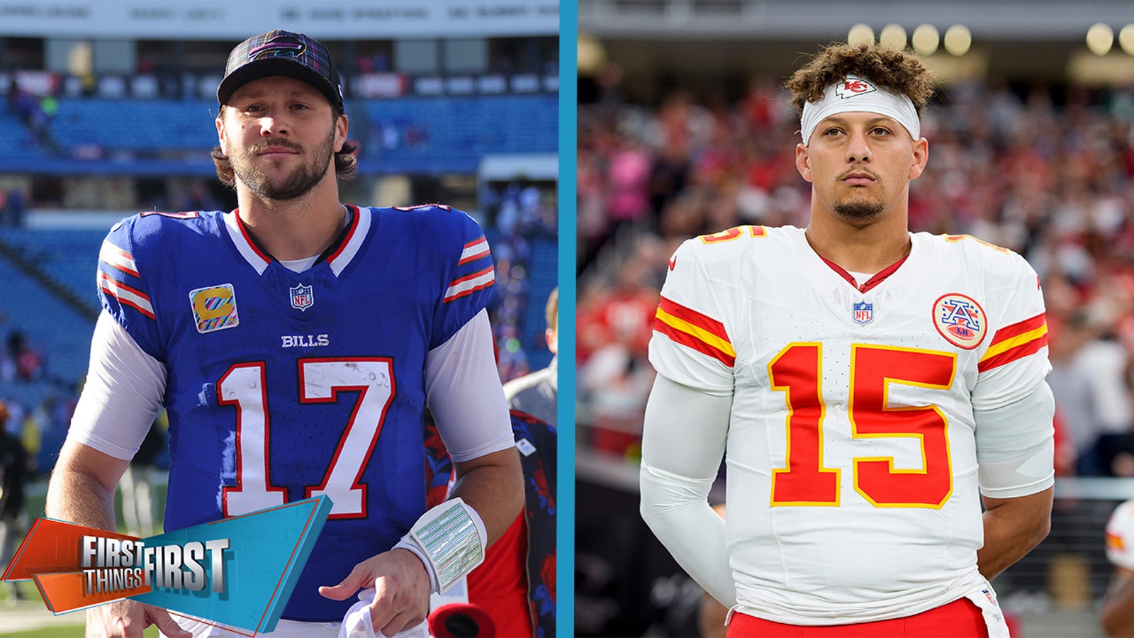 Can Mahomes pass Allen in MVP odds with a win? | First Things First