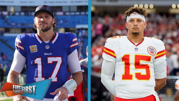 Can Patrick Mahomes pass Josh Allen in MVP odds with a win? | First Things First