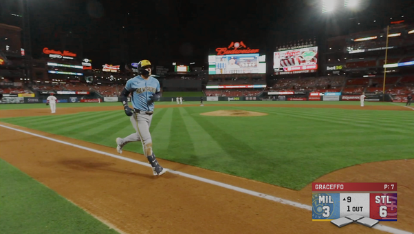 Brewers' Brice Turang hits two-run homer, trimming deficit against Cardinals