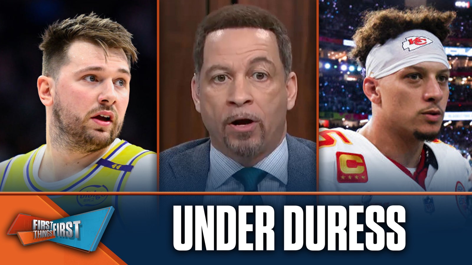 Luka Dončić and Patrick Mahomes are Under Duress | First Things First