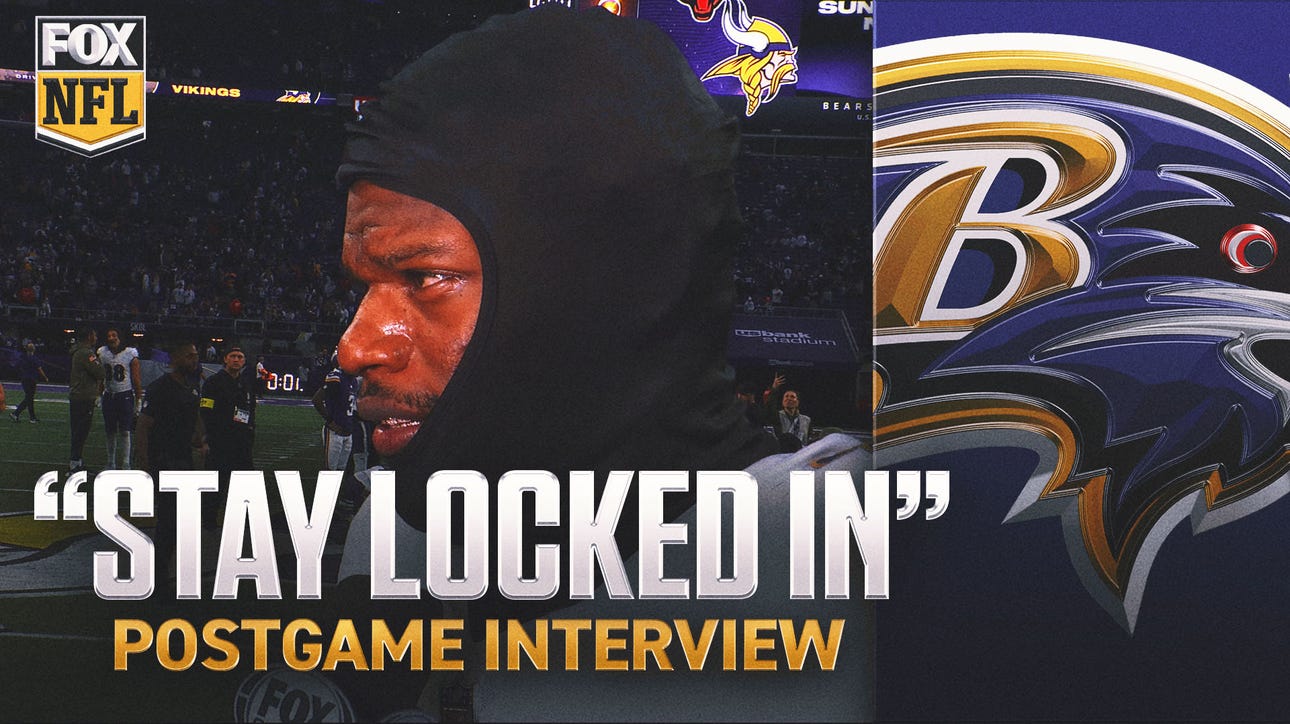 'Shout out to all phases' 💪🏻 Lamar Jackson on Ravens complete game in win over Vikings