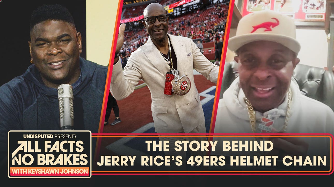The story behind Jerry Rice’s 49ers helmet & 7-Eleven chains | All Facts No Brakes