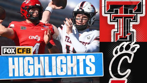 No. 8 Texas Tech Red Raiders vs Cincinnati Bearcats Highlights 🏈 FOX College Football