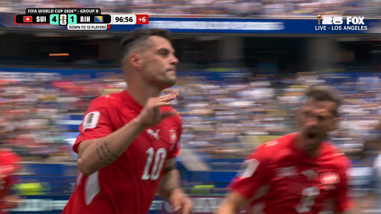 Switzerland’s Granit Xhaka converts penalty kick in stoppage time vs. Bosnia and Herzegovina | 2026 FIFA World Cup™