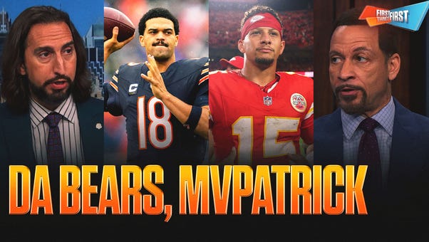 Bears' 'best offense ever' label removed after Caleb's injury & loss, Mahomes back in his MVP era?