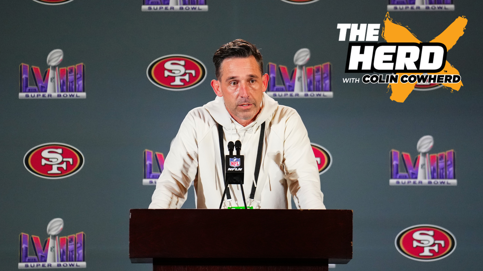 How much pressure is on Kyle Shanahan entering Super Bowl LVIII? 