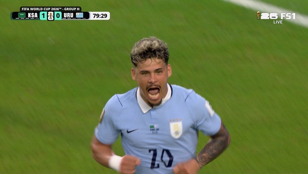 Uruguay’s Maximiliano Araújo scores equalizer against Saudi Arabia | 2026 FIFA World Cup™