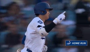 Dodgers' Shohei Ohtani crushes a leadoff home run vs. Athletics
