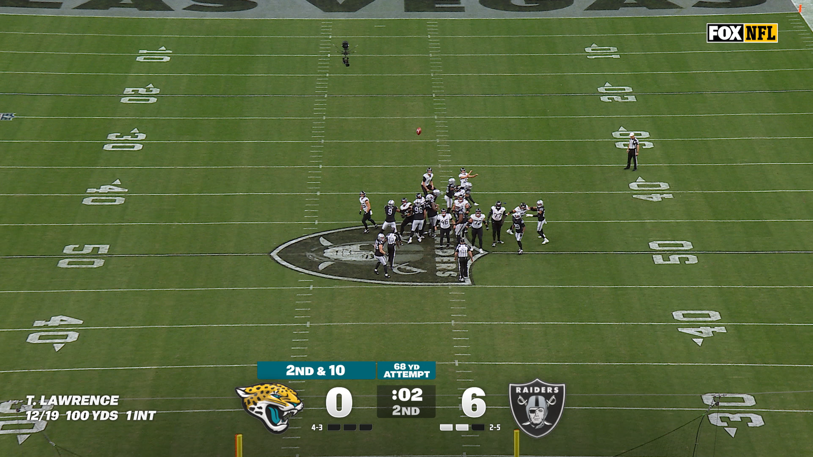  Jaguars' Cam Little drills NFL RECORD 68-yard FG vs. Raiders | NFL Highlights