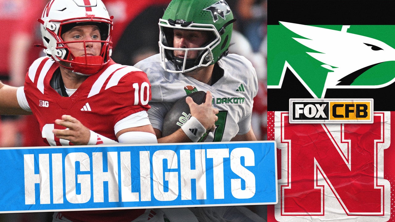 North Dakota Flying Hawks vs Nebraska Cornhuskers Highlights 🏈 FOX College Football