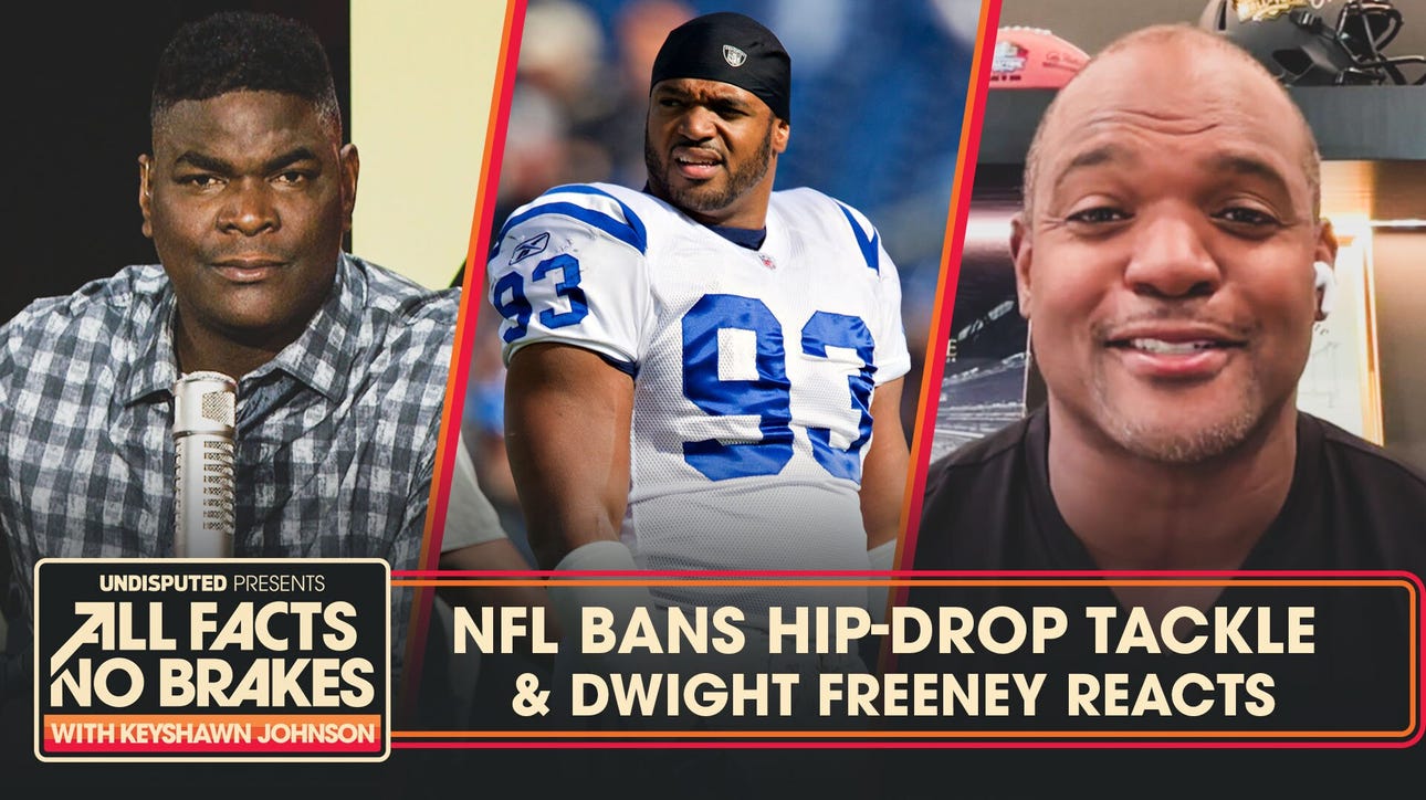 NFL Bans Hip-Drop Tackle & Dwight Freeney sounds off: "I would get fined!" | All Facts No Brakes