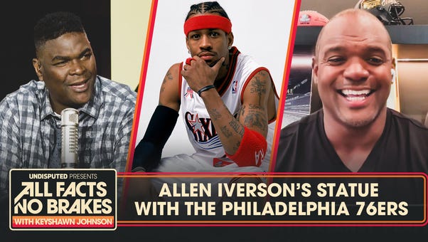 Allen Iverson’s statue with 76ers receives mixed reviews | All Facts No Brakes