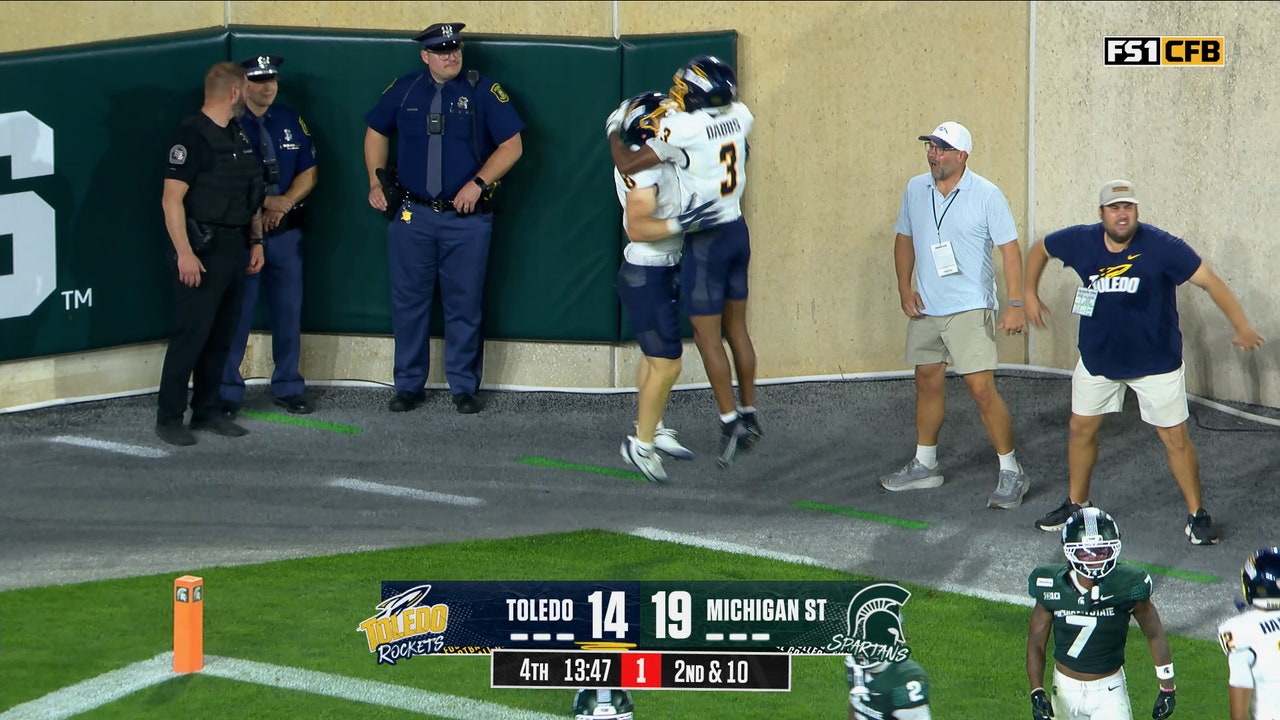 Connor Walendzak bursts for 71-yard TD, giving Toledo lead over Michigan State