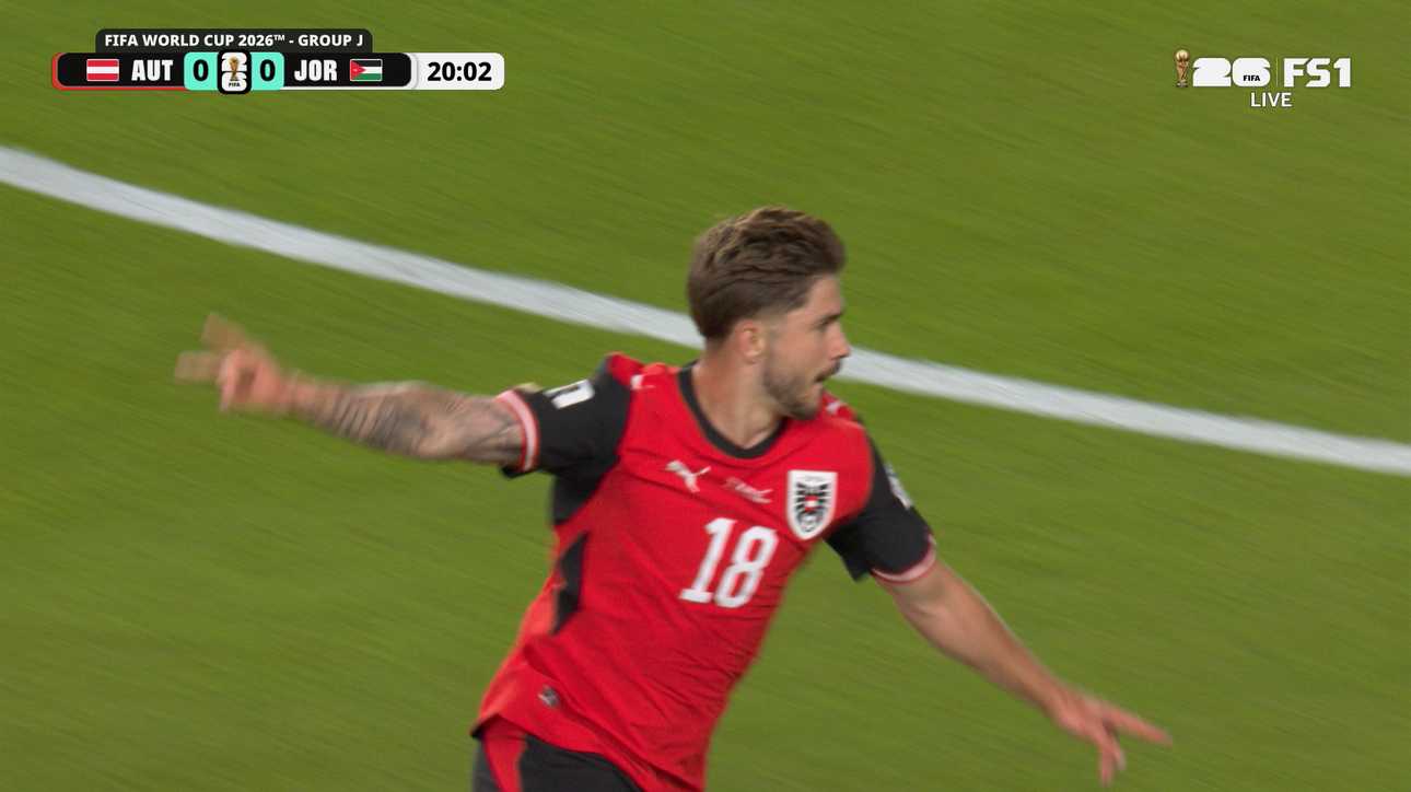Romano Schmid scores Austria's first goal of 2026 FIFA World Cup™