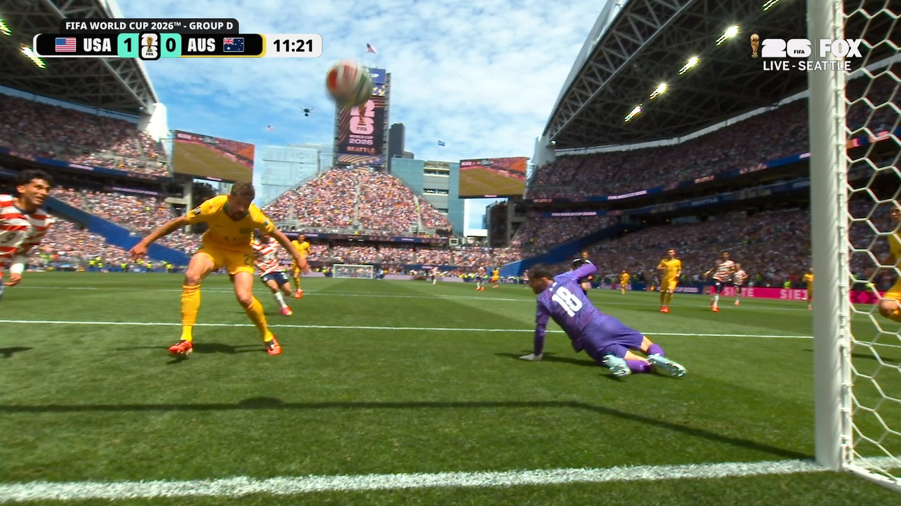 United States takes early lead vs Australia through own goal | 2026 FIFA World Cup™