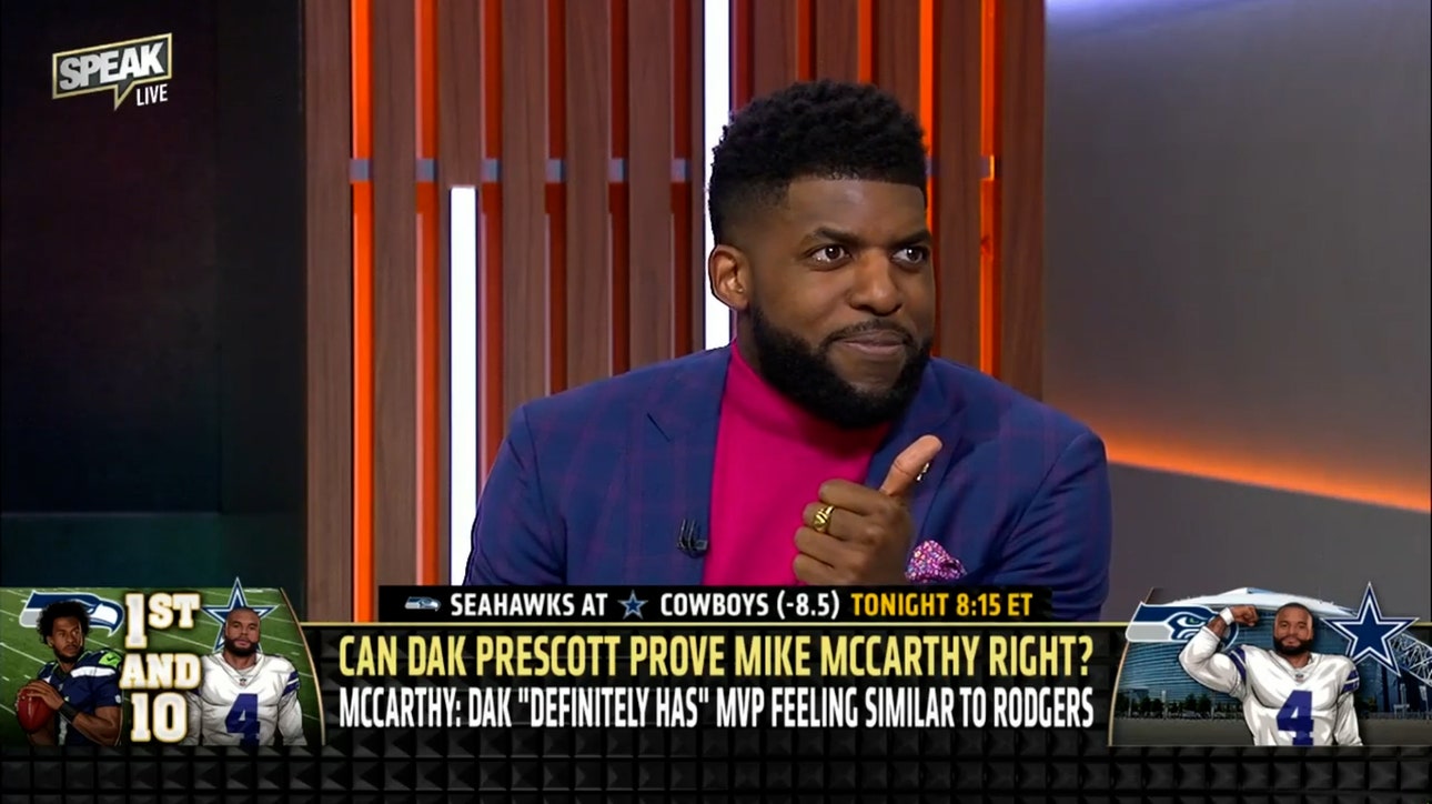 Mike McCarthy says Dak Prescott 'definitely has' MVP feeling similar to Aaron Rodgers | NFL | SPEAK