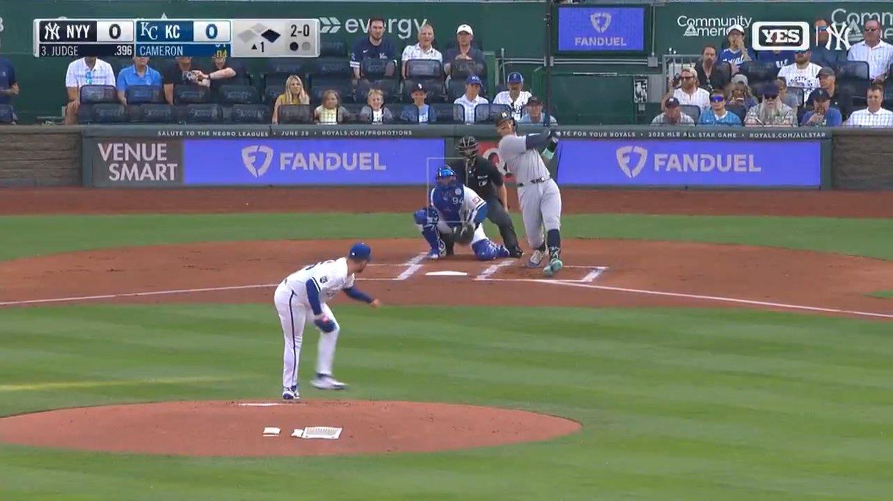 Aaron Judge launches a 469-ft homer in Yankees' victory over Royals