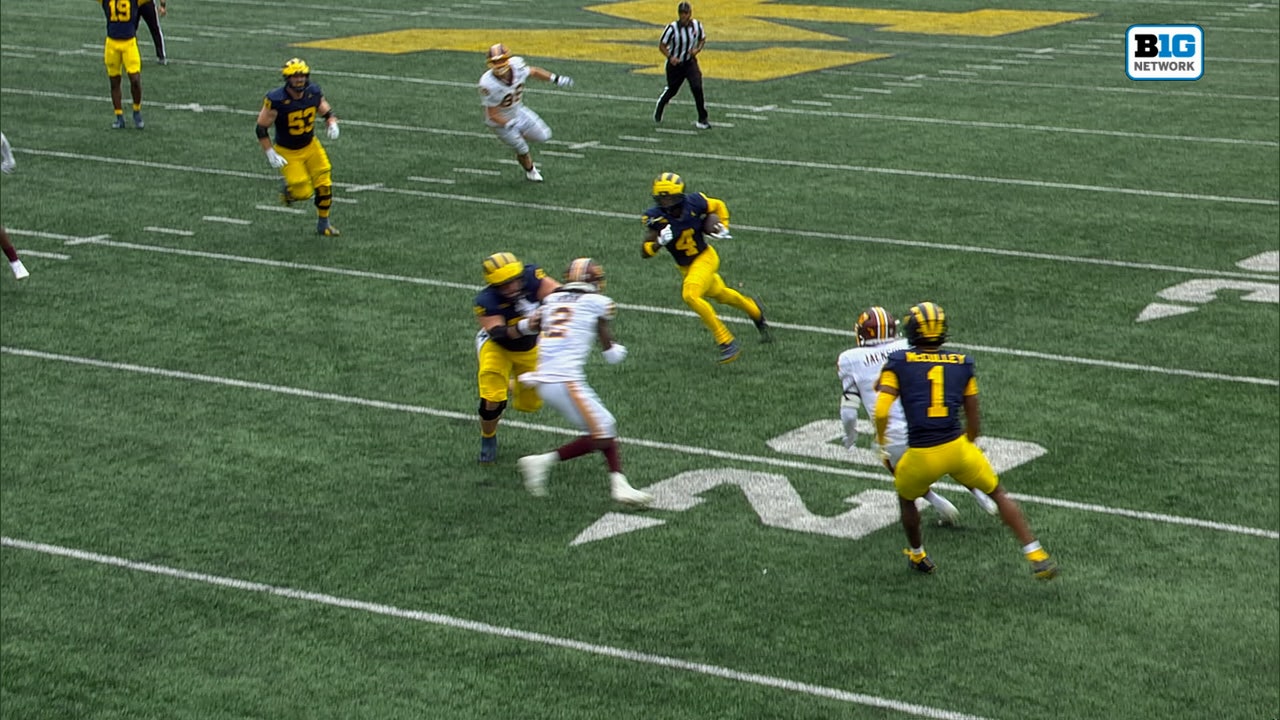 Andrew Marsh rushes for 23-yard TD, extending Michigan's lead over Central Michigan