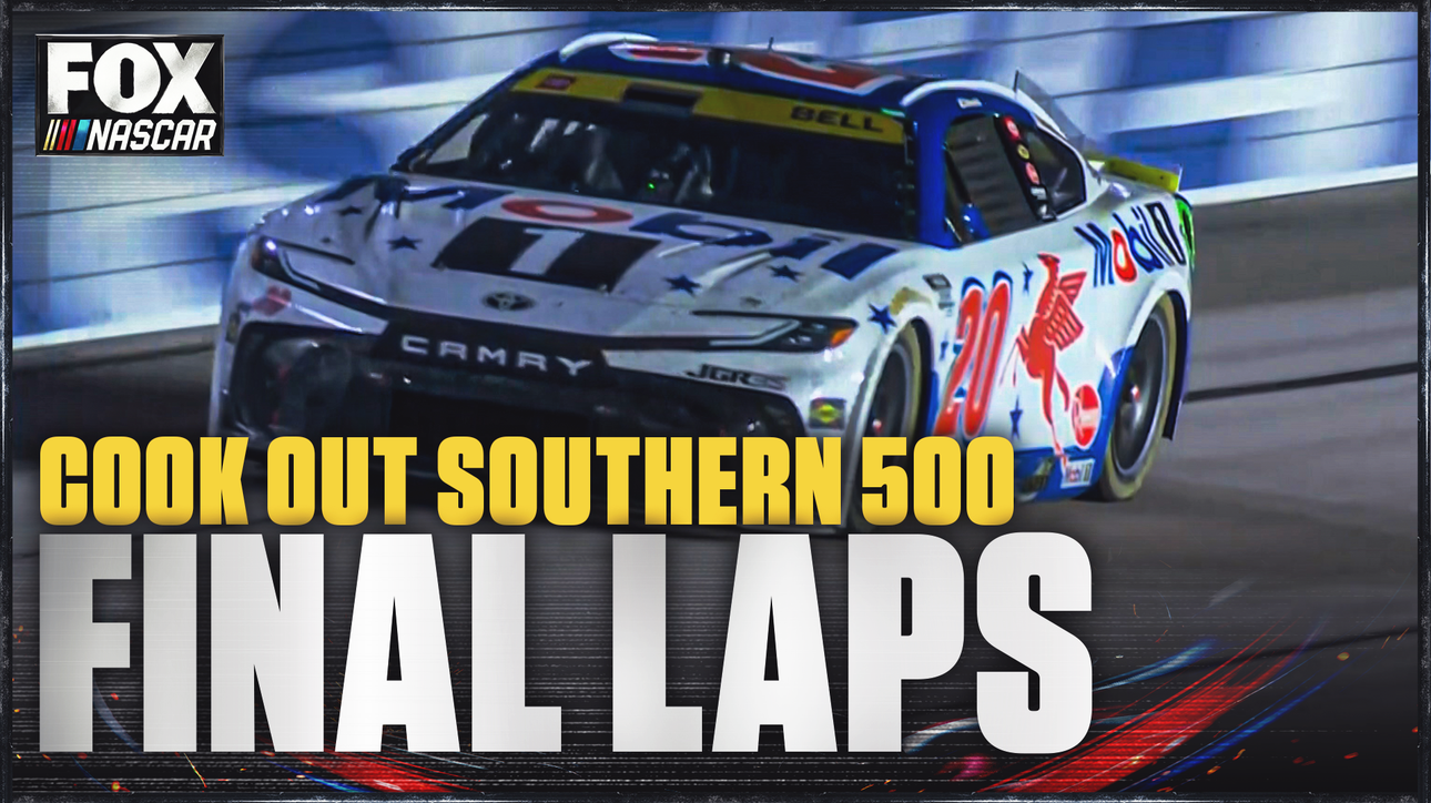 FINAL LAPS: Christopher Bell takes the checkered flag at the Cook Out Southern 500 🏁 NASCAR on FOX
