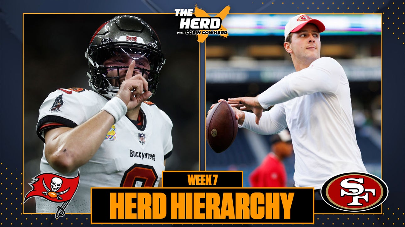 Herd Hierarchy: Bucs hop in, 49ers make their return in Colin's Top 10 of Week 7 | The Herd