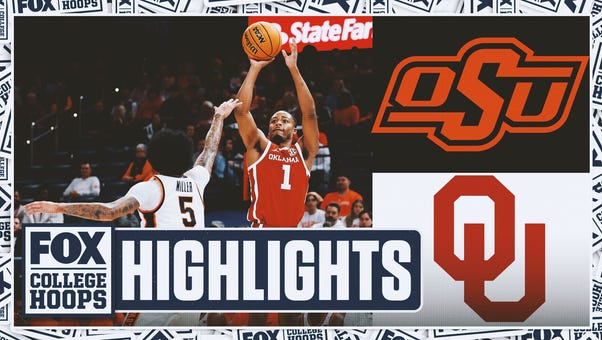 Oklahoma Sooners vs. Oklahoma State Cowboys Highlights 🏀 FOX College Hoops
