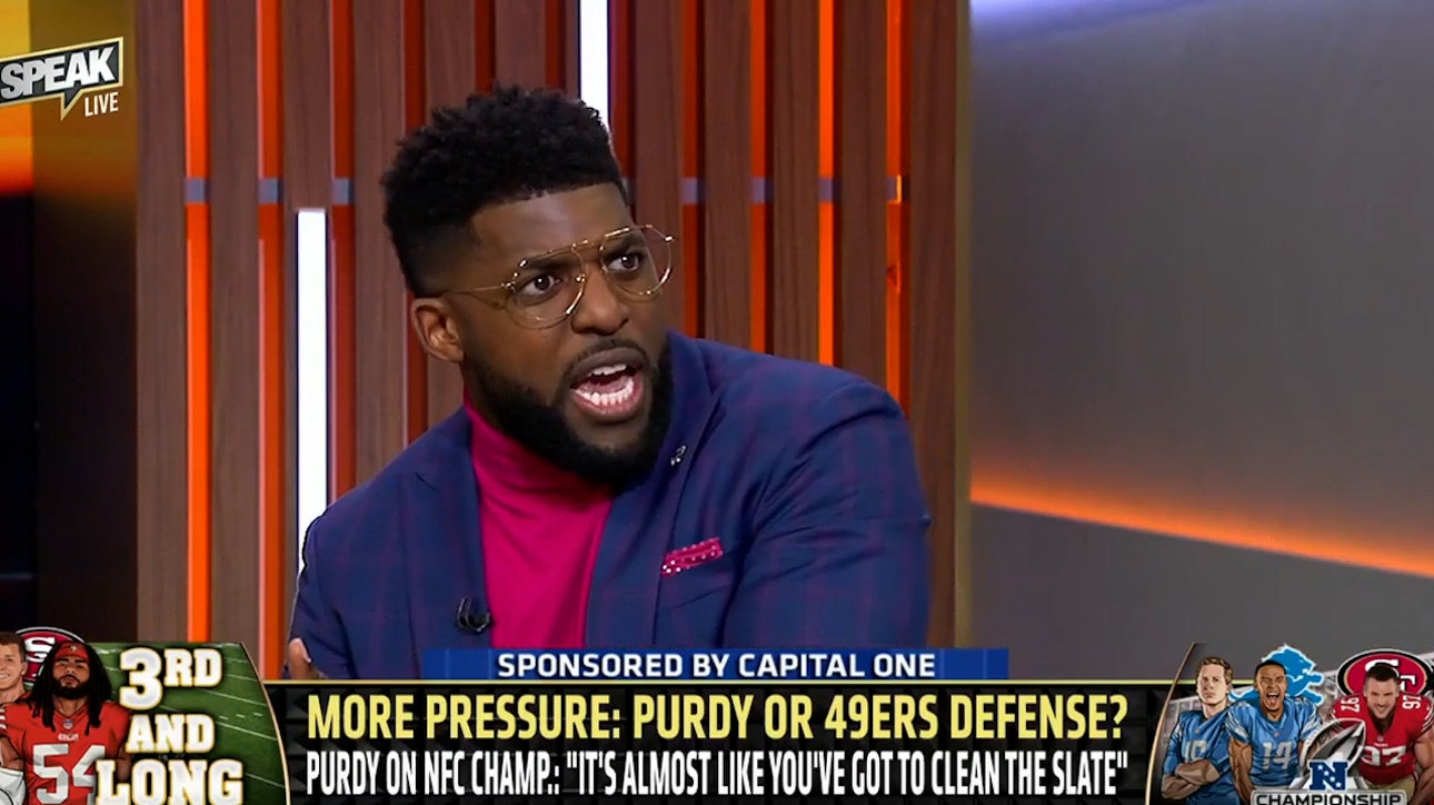 Is Brock Purdy or the 49ers defense under more pressure vs. Lions? | NFL | SPEAK