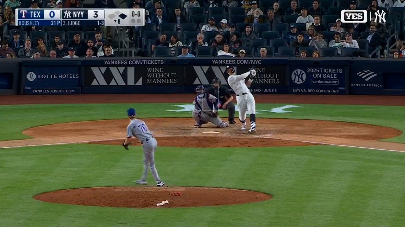 Aaron Judge sneaks shortest HR in career over right field fence