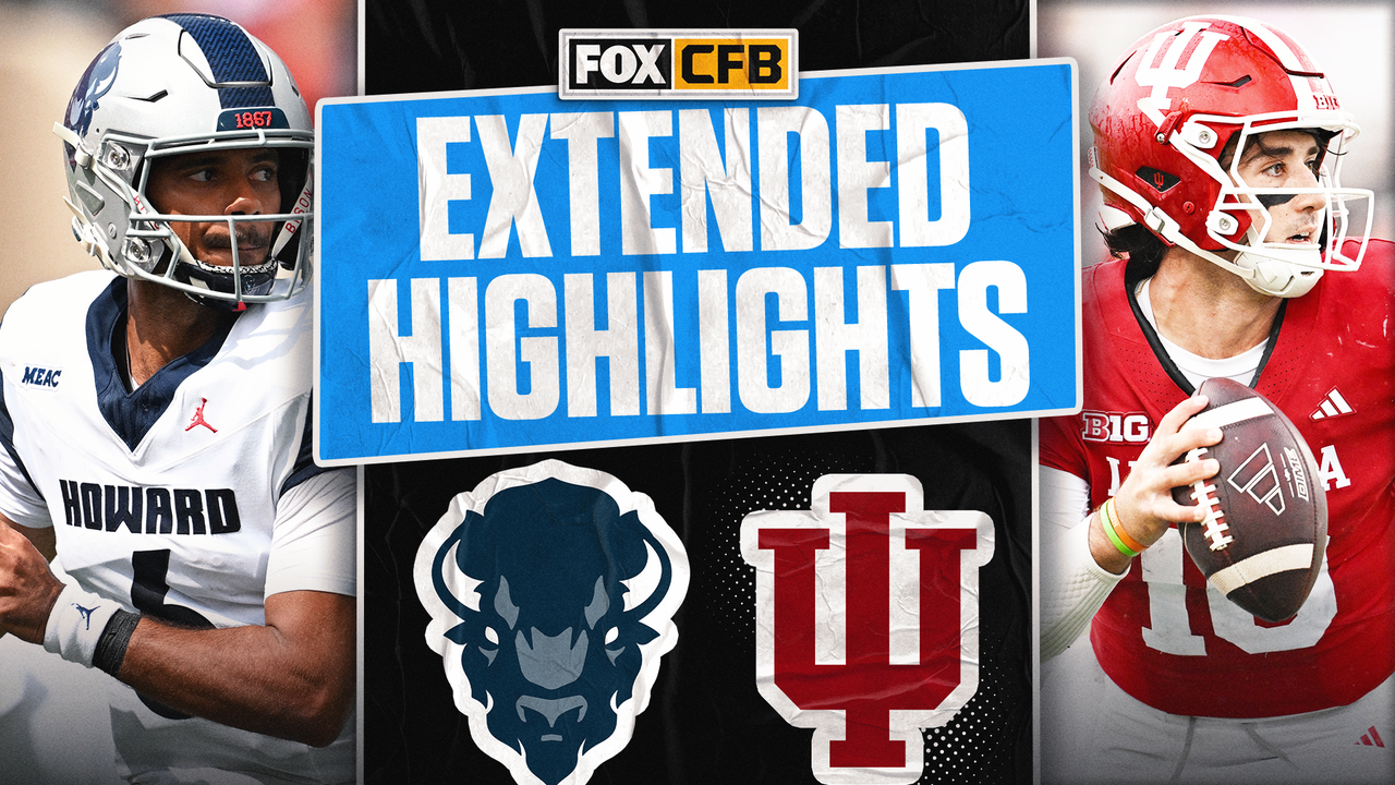 Howard Bison vs No. 5 Indiana Hoosiers Highlights 🏈 FOX College Football