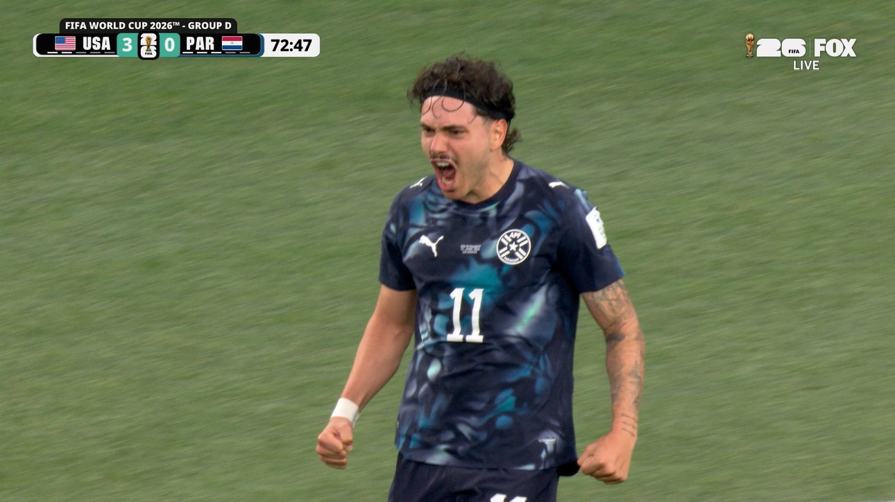 Maurício scores Paraguay’s first goal in 2026 FIFA World Cup™, trimming deficit against United States