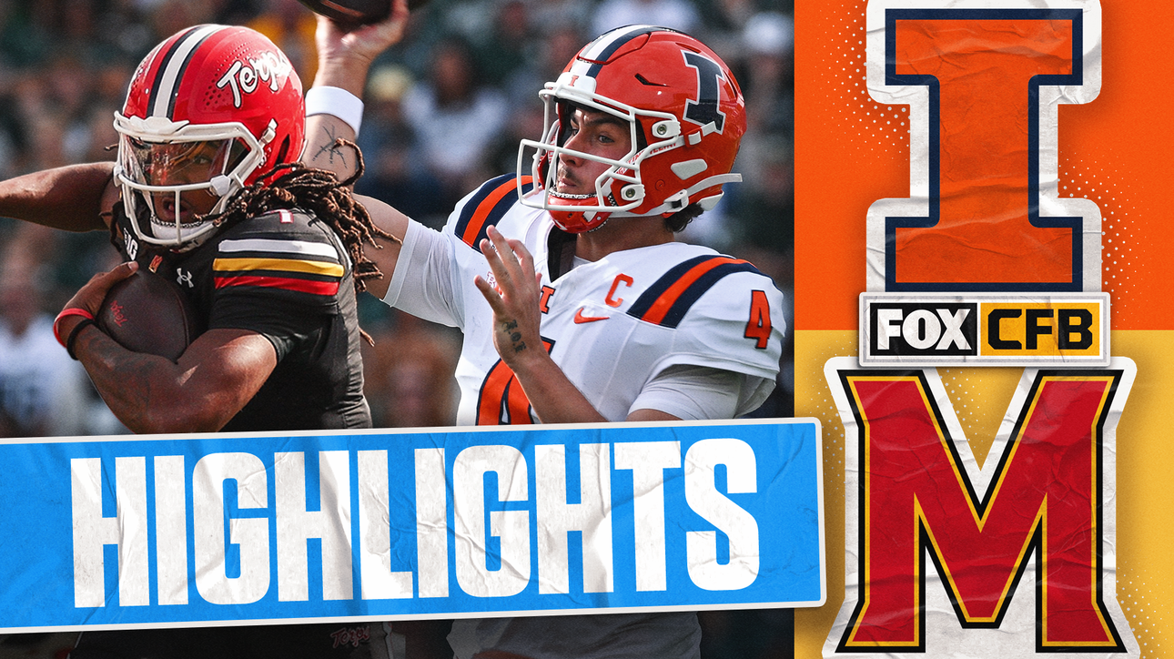 Maryland Terrapins vs Illinois Fighting Illini Highlights 🏈 FOX College Football