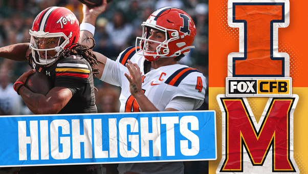 Maryland Terrapins vs Illinois Fighting Illini Highlights 🏈 FOX College Football